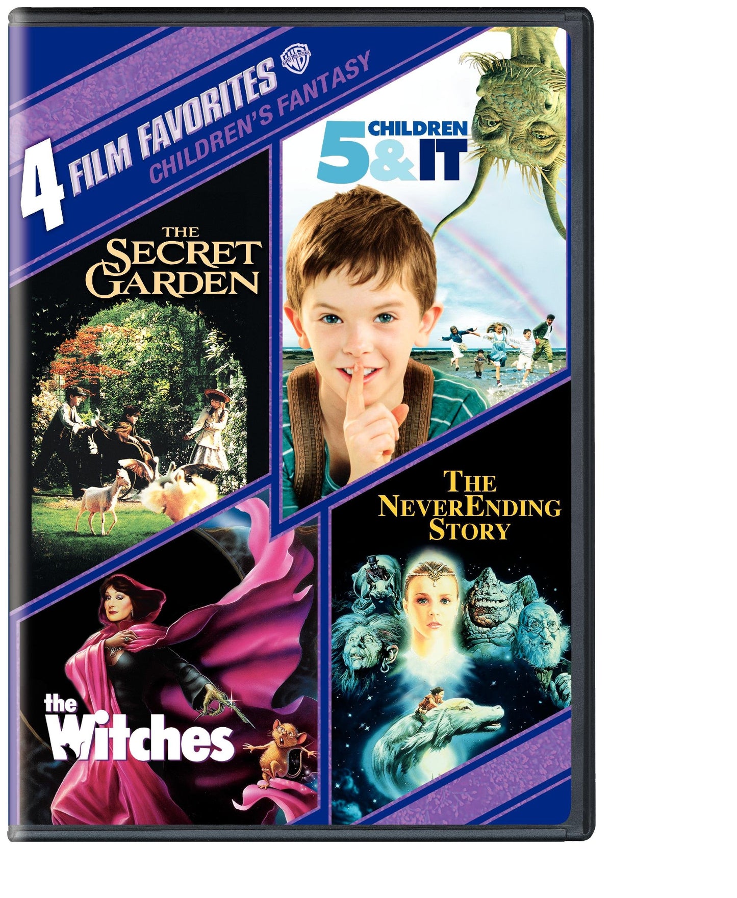 4 Film Favorites: Children's Fantasy (5 Children and It, The Neverending Story, The Secret Garden, The Witches)