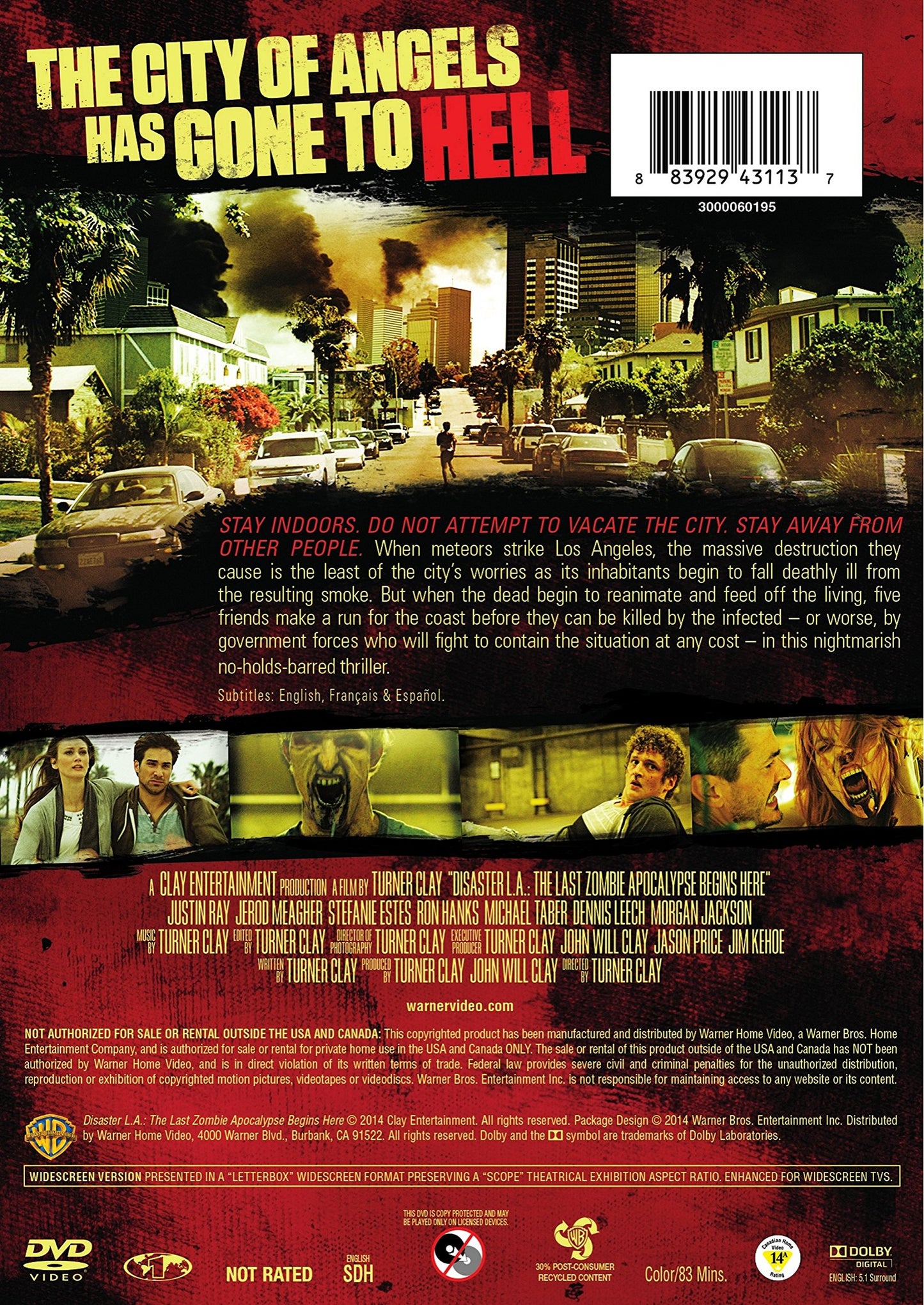 Disaster L.A. :The Last Zombie Apocalypse Begins Here (DVD)