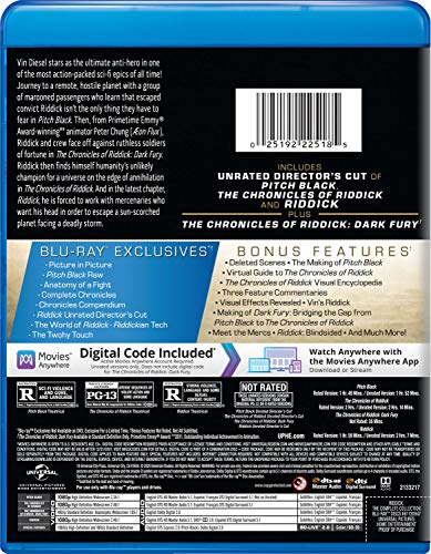 Riddick: The Complete Collection [Blu-ray]