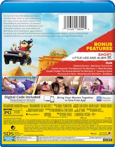 The Bad Guys 2 (Blu-ray + Digital)