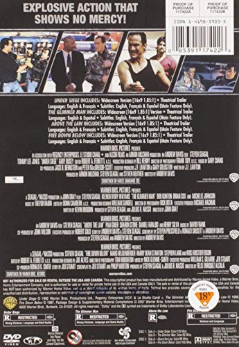 4 Film Favorites: Steven Seagal (Above the Law, Fire Down Below, The Glimmer Man, Under Siege)