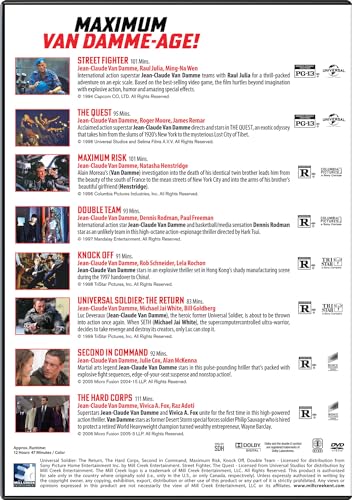Jean-Claude Van Damme Collection - 8 Movie Set