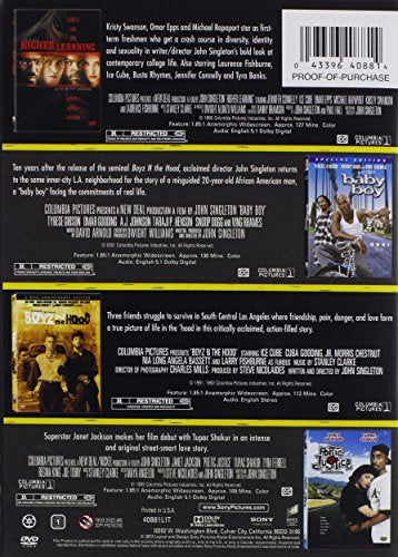 The John Singleton 4-Movie Collection (Baby Boy / Boyz N' the Hood / Higher Learning / Poetic Justice)