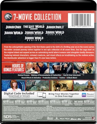 Jurassic 7-Movie Collection (4K Ultra HD + Digital)