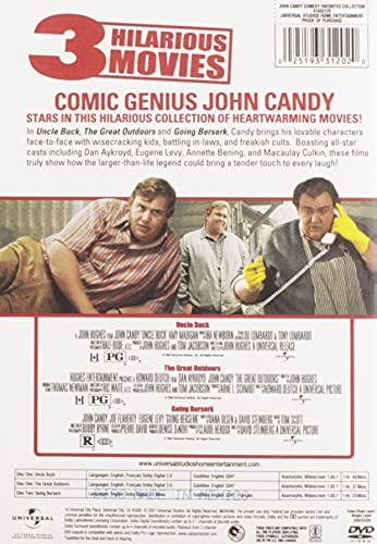 John Candy Comedy Favorites Collection (Uncle Buck / The Great Outdoors / Going Berserk)