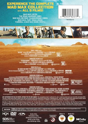 Mad Max 5-Film Collection (DVD)
