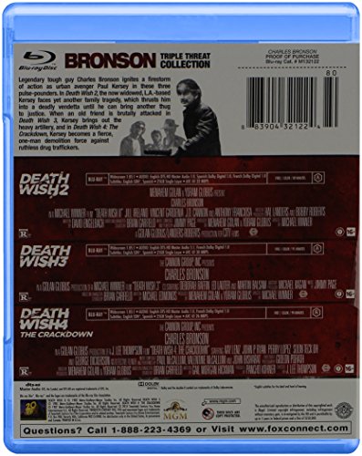 Death Wish 2-4 Triple Feature (BD) [Blu-ray]