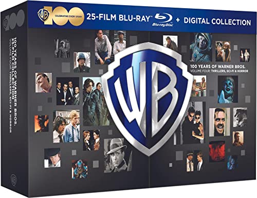 WB 100th 25Film Collection Vol 4 Thrillers, Sci-Fi, Horror (Blu-ray)