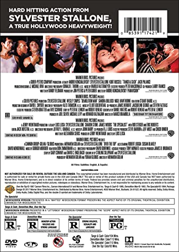 4 Film Favorites: Sylvester Stallone (Demolition Man, Over The Top, The Specialist, Tango & Cash)