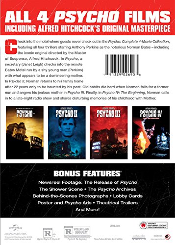 Psycho: Complete 4-Movie Collection [DVD]
