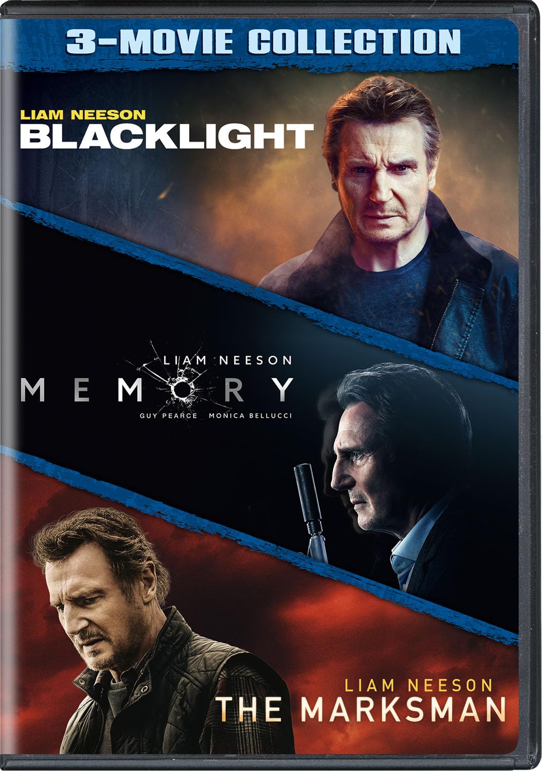 Blacklight / Memory / The Marksman 3-Movie Collection [DVD]