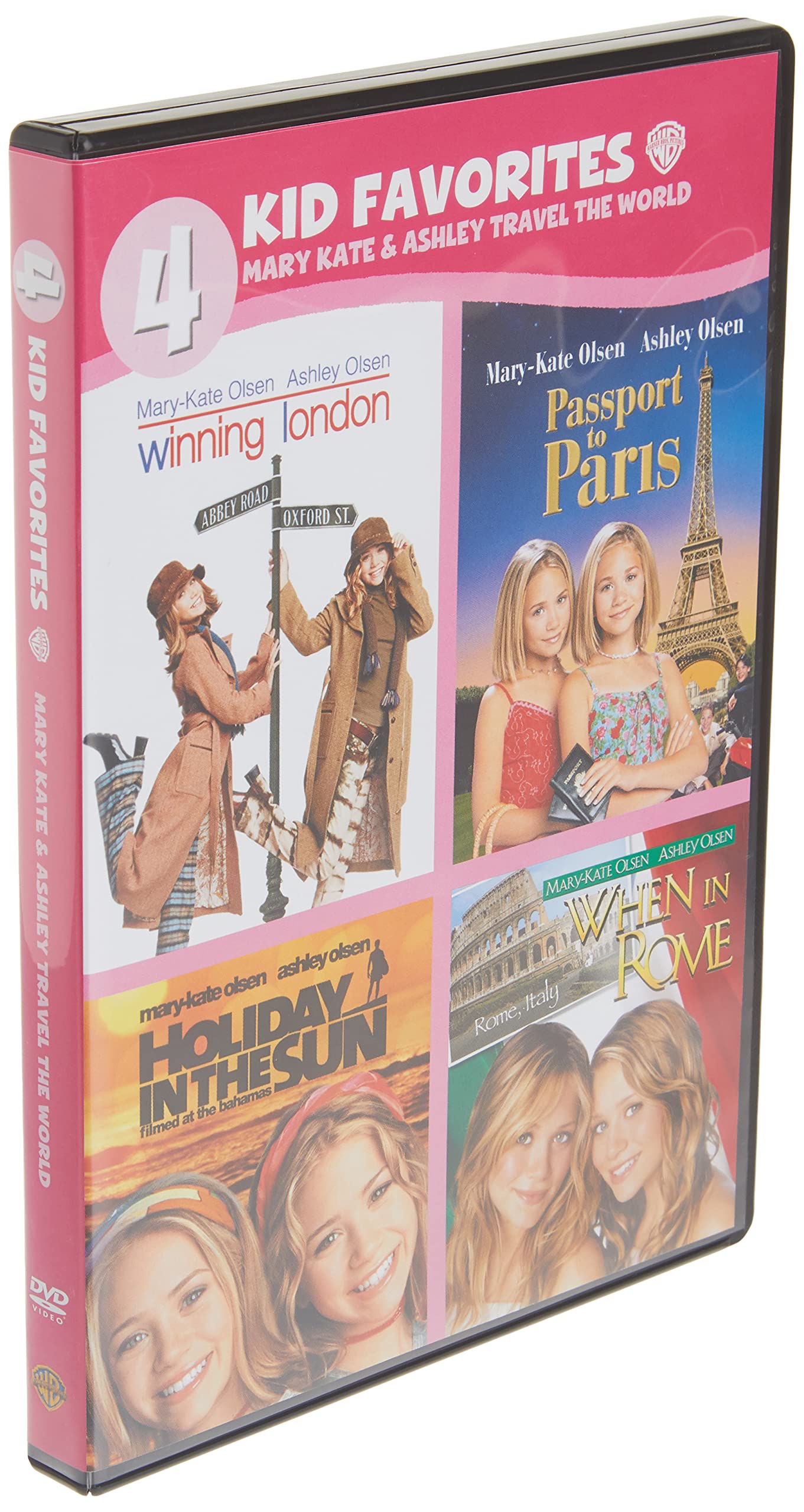 4 Kid Favorites: Mary-Kate & Ashley Travel the World (DVD)