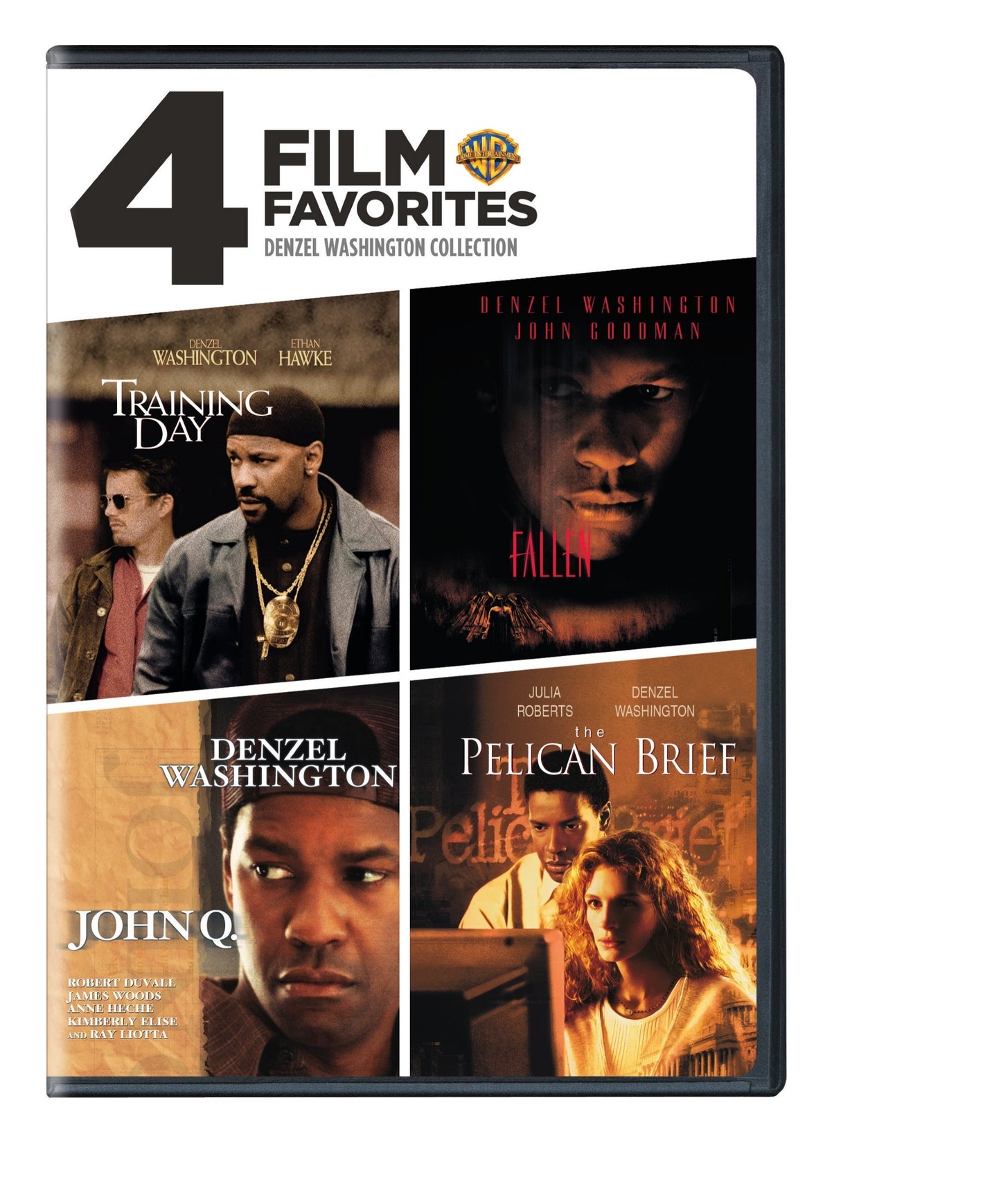 4 Film Favorites: Denzel Washington (Fallen, John Q, The Pelican Brief, Training Day)