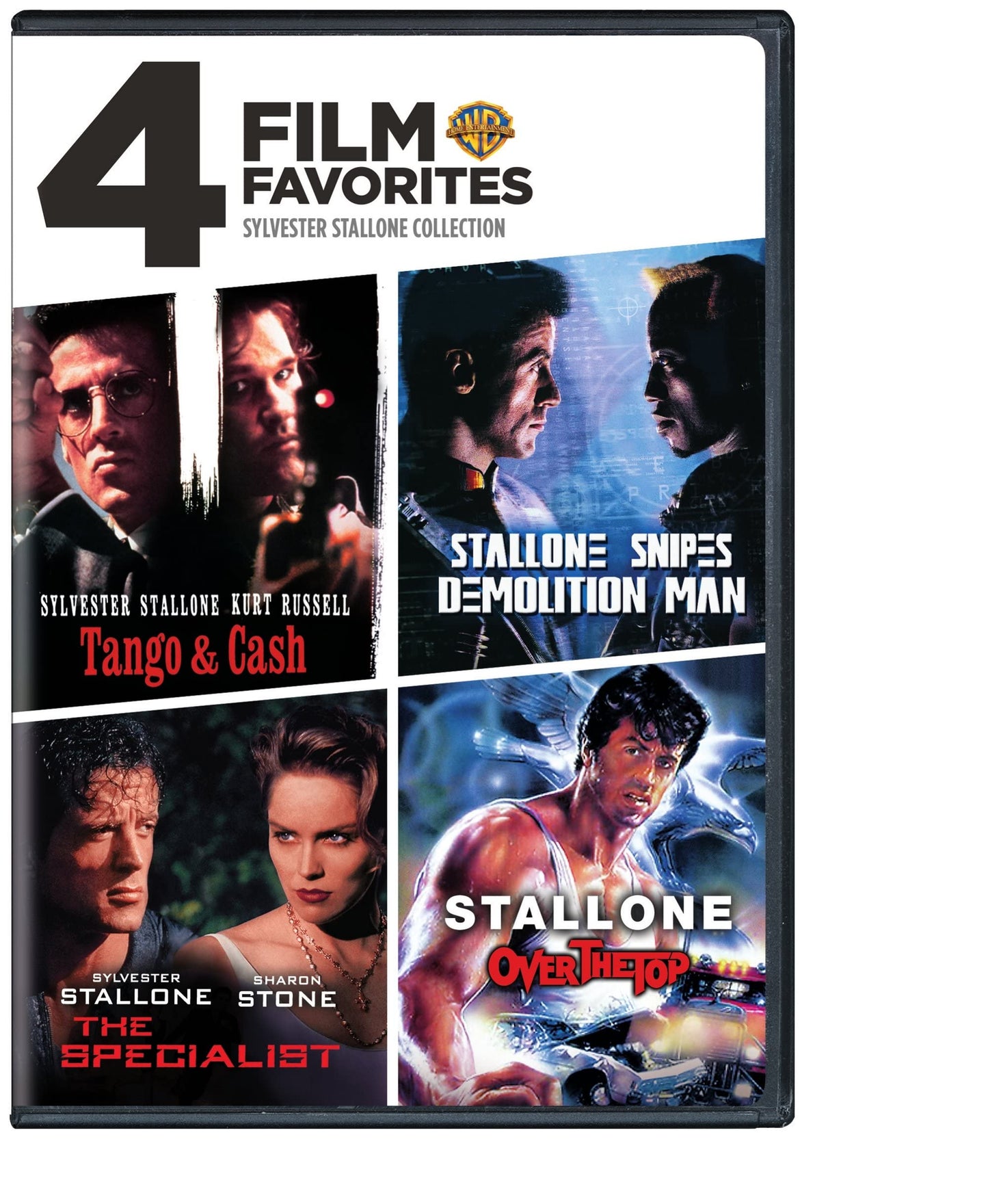 4 Film Favorites: Sylvester Stallone (Demolition Man, Over The Top, The Specialist, Tango & Cash)
