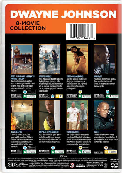 Dwayne Johnson 8-Movie Collection (DVD)