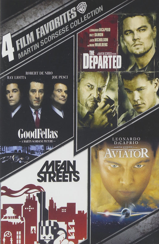 4 Film Favorites: Martin Scorsese (Goodfellas, The Departed, The Aviator, Mean Streets: Special Edition)