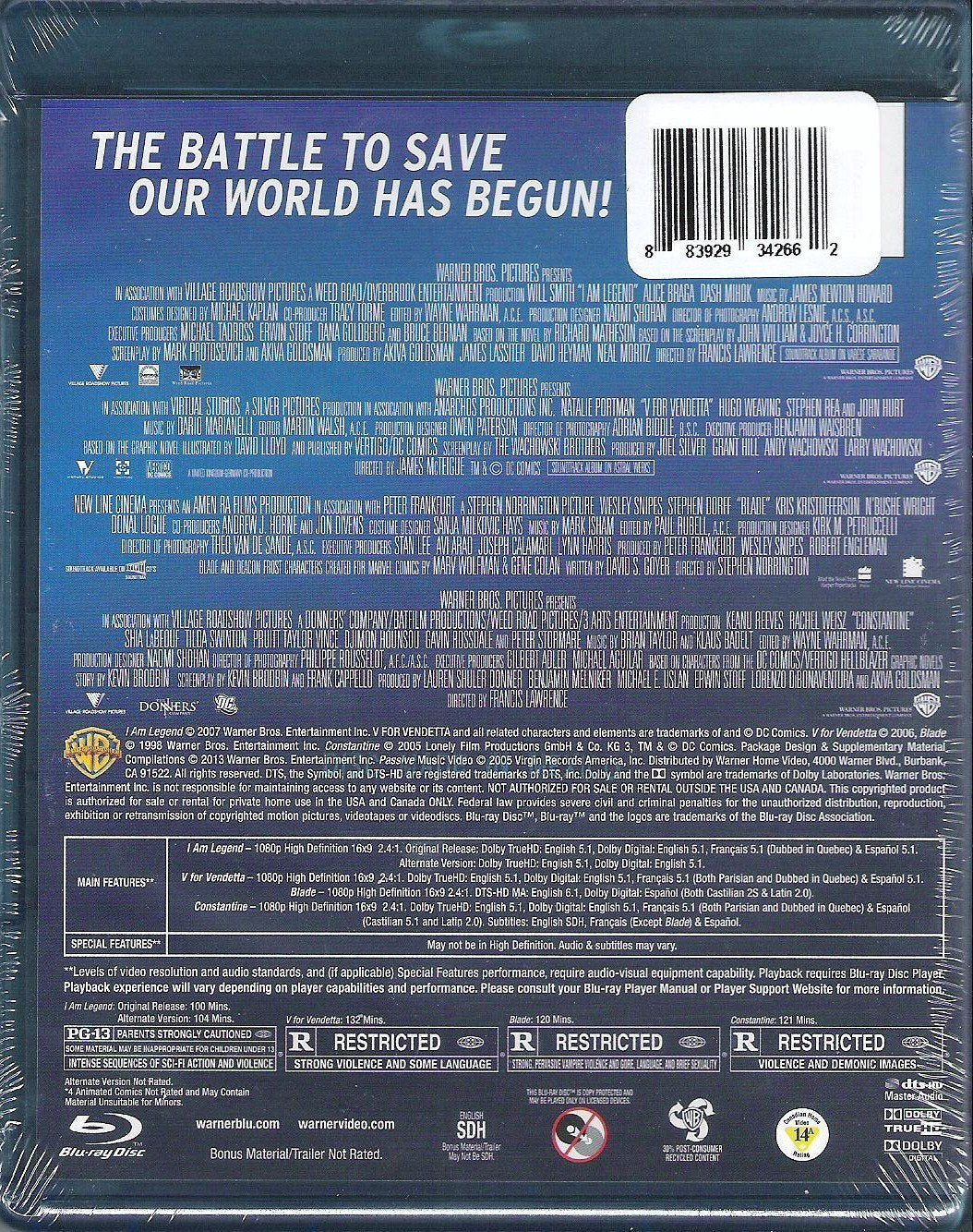 4 Film Favorites: Sci-Fi Action (BD)(4FF) [Blu-ray]