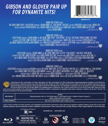 4 Film Favorites: Lethal Weapon (BD)(4FF) [Blu-ray]
