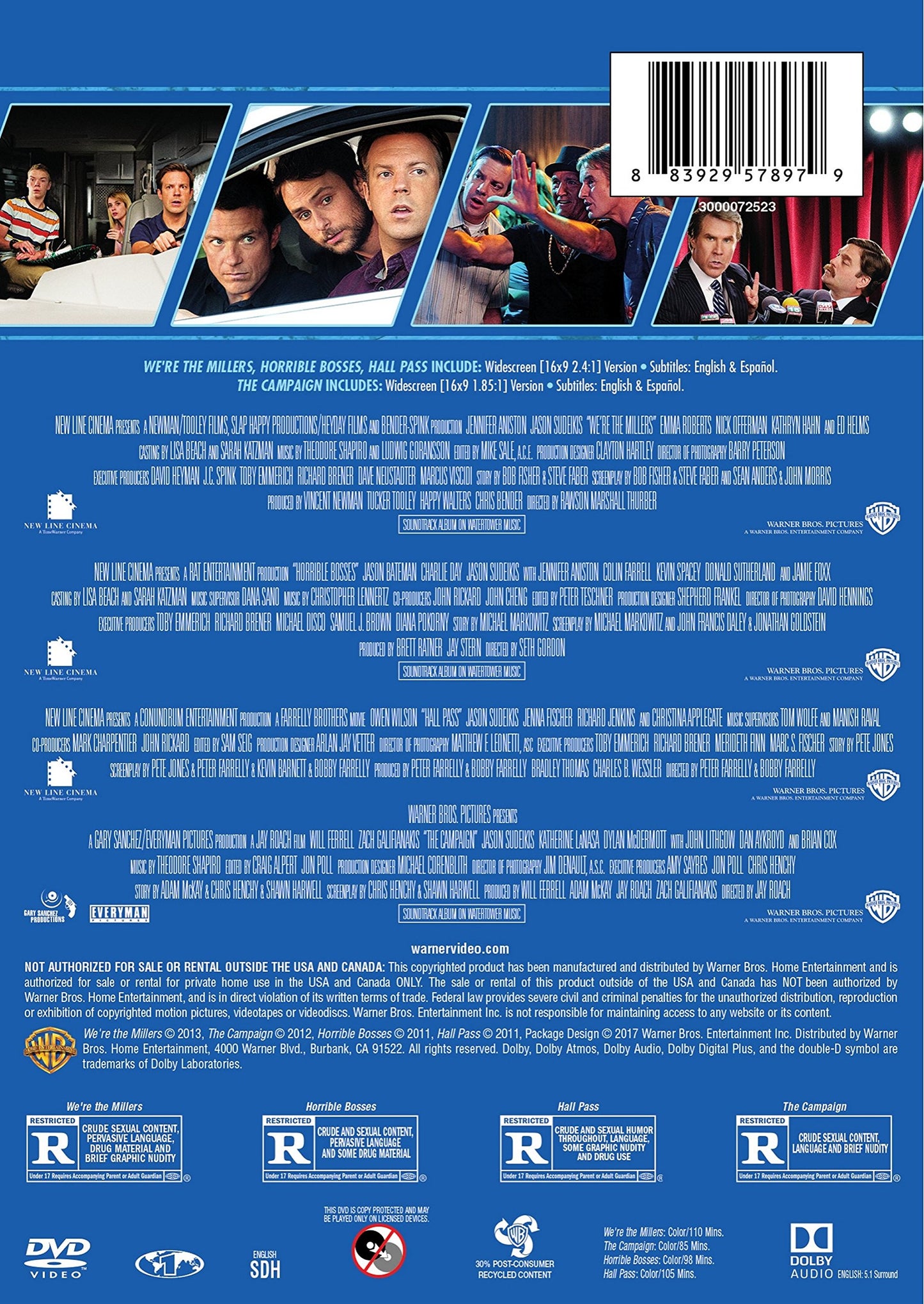 4 Film Favorites: Jason Sudeikis (DVD)