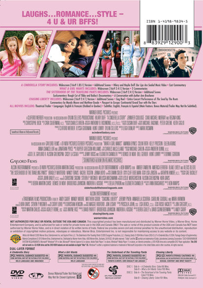4 Film Favorites: Girls' Night Collection (A Cinderella Story / Chasing Liberty / Sisterhood of the Traveling Pants / What a Girl Wants)