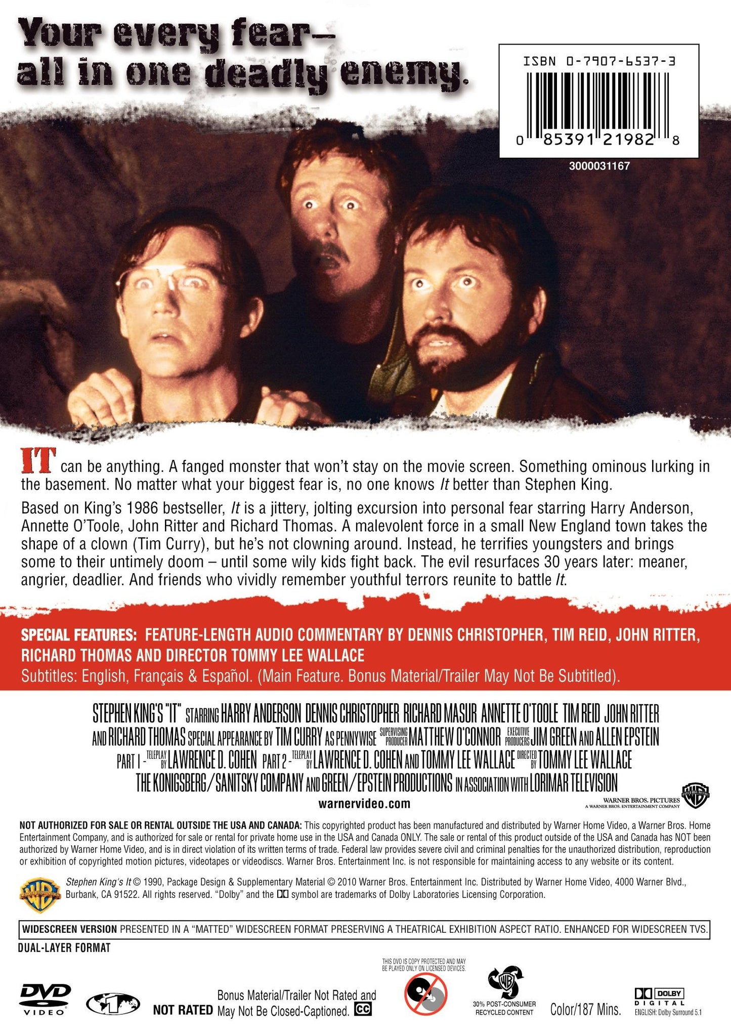 Stephen King's It (Double Sided Disc)