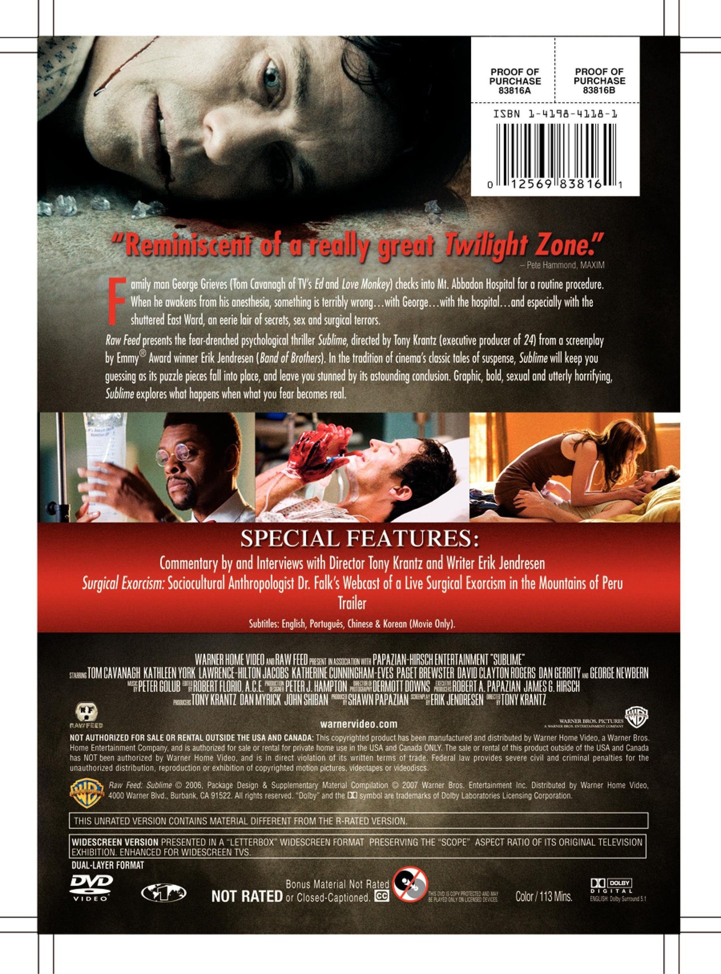 Sublime (Unrated Edition)