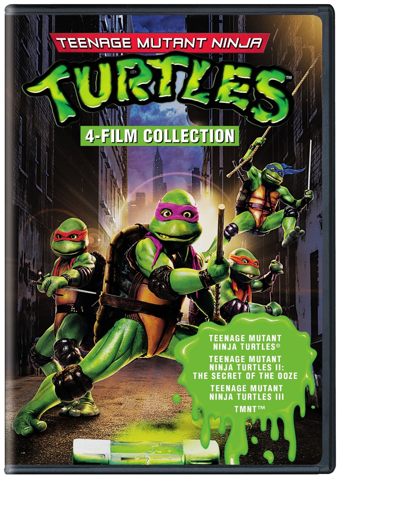 4 Film Favorites: Teenage Mutant Ninja Turtles (Teenage Mutant Ninja Turtles, Teenage Mutant Ninja Turtles 2, Teenage Mutant Ninja Turtles 3, TMNT) - Packaging may Vary