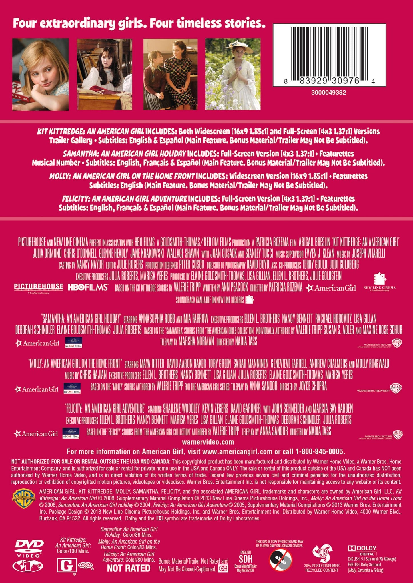 4 Film Favorites: American Girl