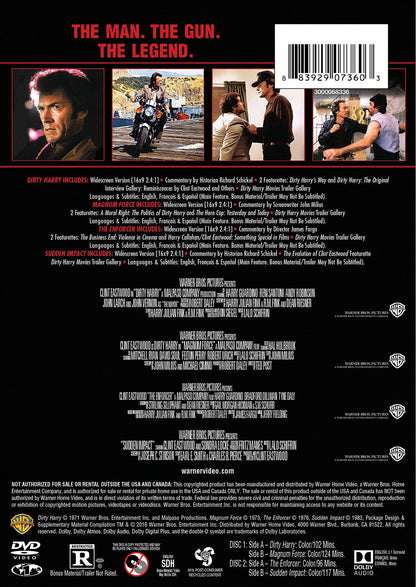 4 Film Favorites: Dirty Harry (Dirty Harry: Deluxe Edition, The Enforcer: Deluxe Edition, Magnum Force: Deluxe Edition, Sudden Impact: Deluxe Edition)