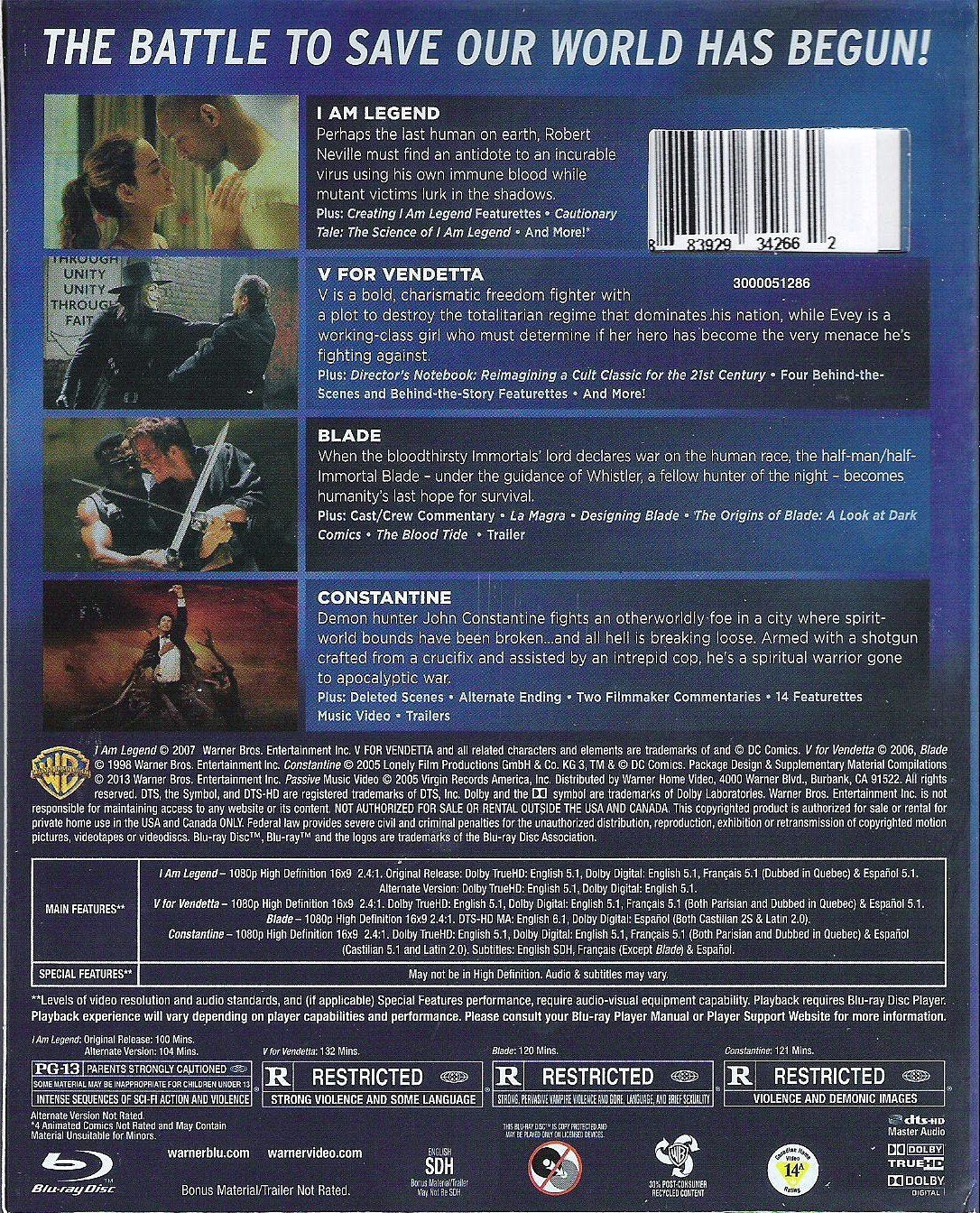4 Film Favorites: Sci-Fi Action (BD)(4FF) [Blu-ray]