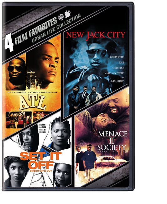 4 Film Favorites: Urban Life (ATL, New Jack City, Set It Off: Deluxe Edition, Menace II Society: Deluxe Edition)