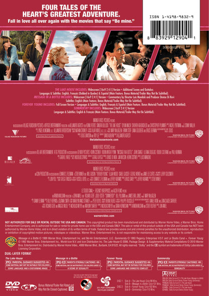 4 Film Favorites: Love Stories (Forever Young, The Lake House, Message in a Bottle, Sommersby)