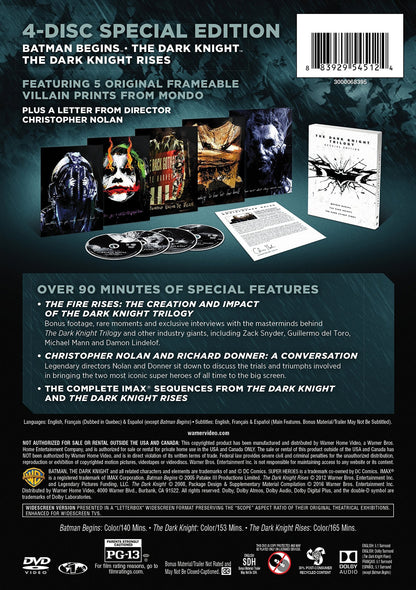 The Dark Knight Trilogy (Special Edition) (DVD)